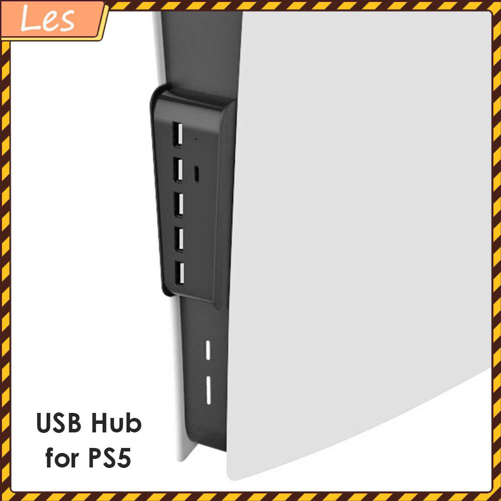 Bộ Chia Cổng Usb 5 Cổng A + 1 Usb C 6 Trong 1 Cho Ps5 Ps5