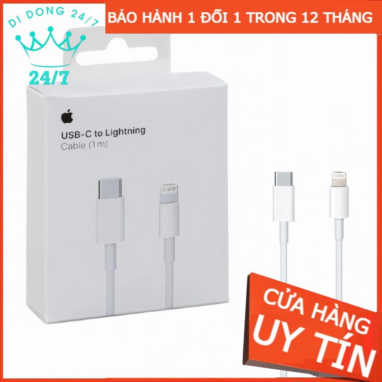 Cáp Sạc Iphone X Bóc Máy , Zin chính hãng , bảo hành 12 tháng đôi mới 1-1