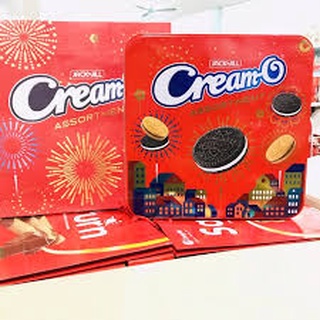 Bánh quy kem Cream-O, hộp thiếc - kèm túi xách