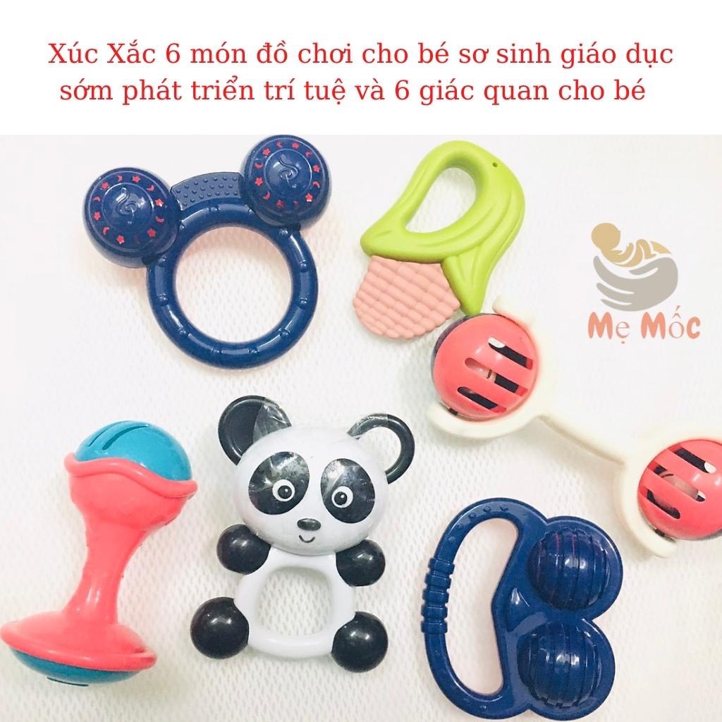 Xúc Xắc 6 Món Đồ Chơi Cho Bé Sơ Sinh Giáo Dục Sớm Phát Triển Trí Tuệ Và Giác Quan, Shop Mẹ Mốc ,XX6M