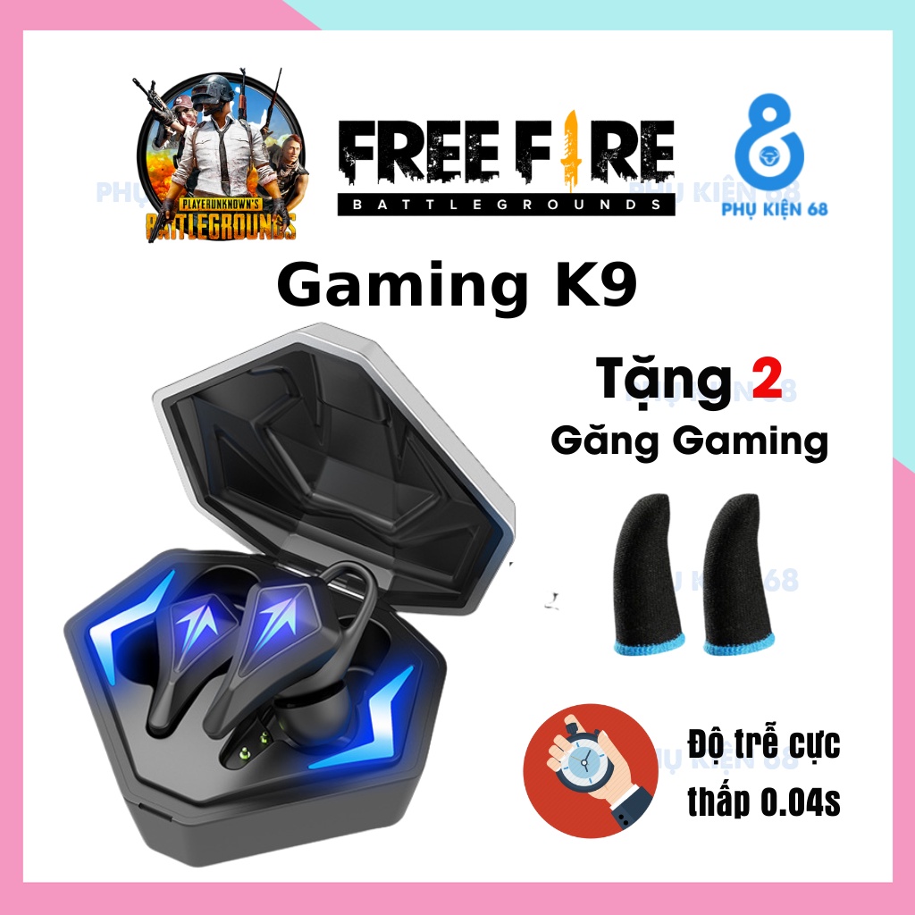 Tai nghe bluetooth không dây mới tai nghe chơi game K9 K92 tai nghe chơi game di động hai tai có độ trễ thấp