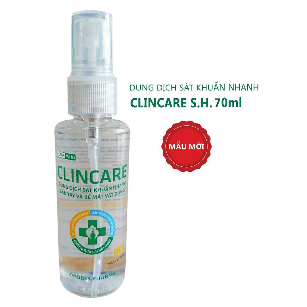 Sát khuẩn nhanh Clincare SH