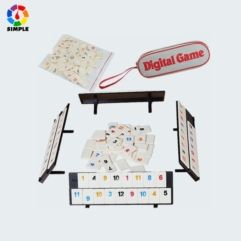 Rummikub Board game | Bộ trò chơi Rummy Mạt chược Israel với bảng số nhựa digital game