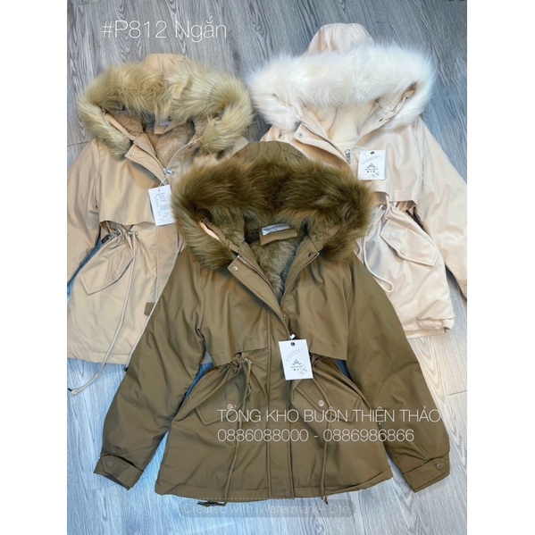 Áo Phao Lót Lông Ngắn 6 Màu Chất Liệu Phao Lót Lông P812 - Thiện Thảo | BigBuy360 - bigbuy360.vn