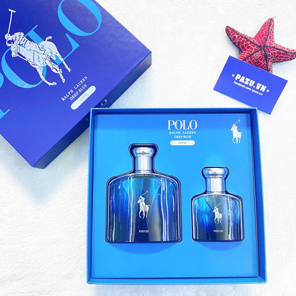 Set Nước Hoa Ralph Lauren Polo Deep Blue Parfum | Shopee Việt Nam