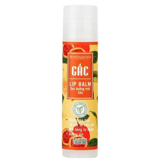 Son Gấc Thiên Nhiên Dưỡng Môi, Giảm Thâm  Milaganics (4.5g) | BigBuy360 - bigbuy360.vn