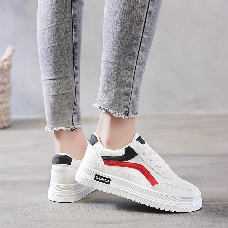 Giày thể thao nữ độn đế 4cm. Sneaker nữ độn đế kiểu dáng hàn quốc.