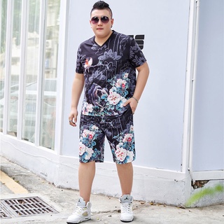Bộ đồ nam big size họa tiết hoa lá