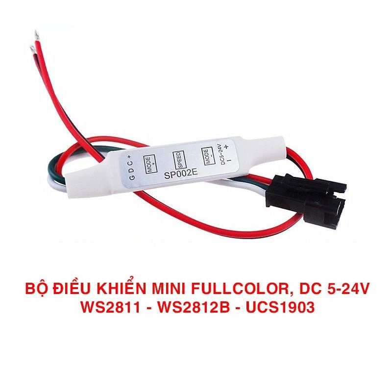 BỘ ĐIỀU KHIỂN LED FULL MÀU MINI 3 NÚT WS2811 WS2812B UCS1903