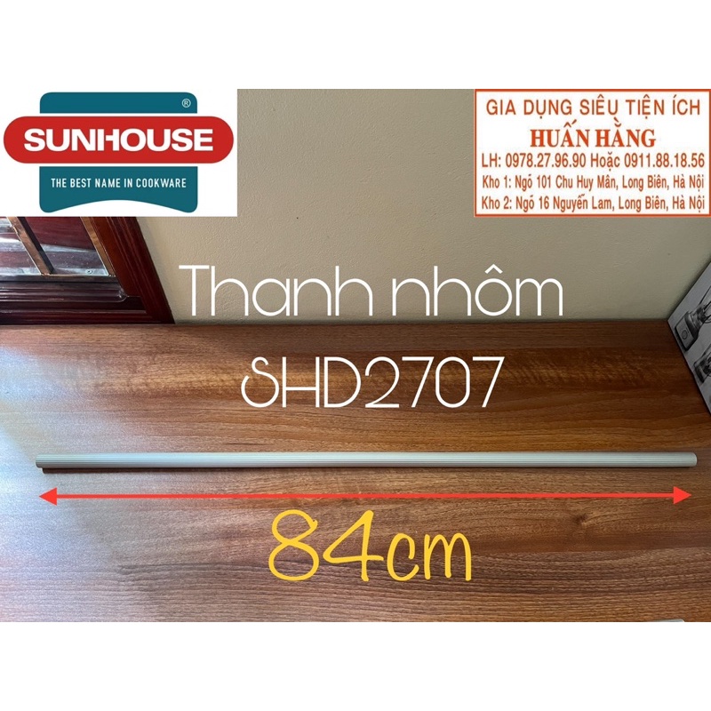 Chính hãng Thanh nhôm khung tủ sấy quần áo Sunhouse SHD2707