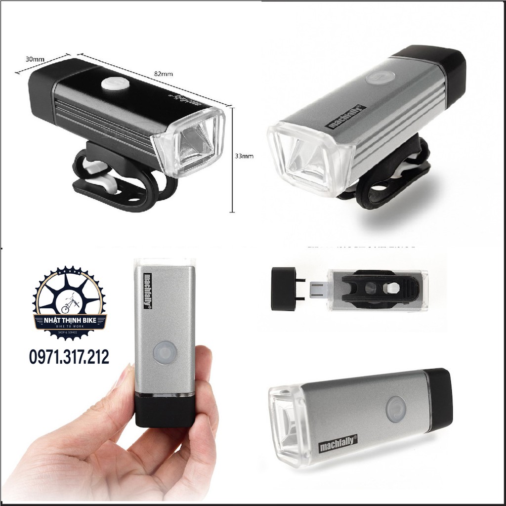 Đèn pha xe đạp siêu sáng Machfally chống nước Giá sỉ