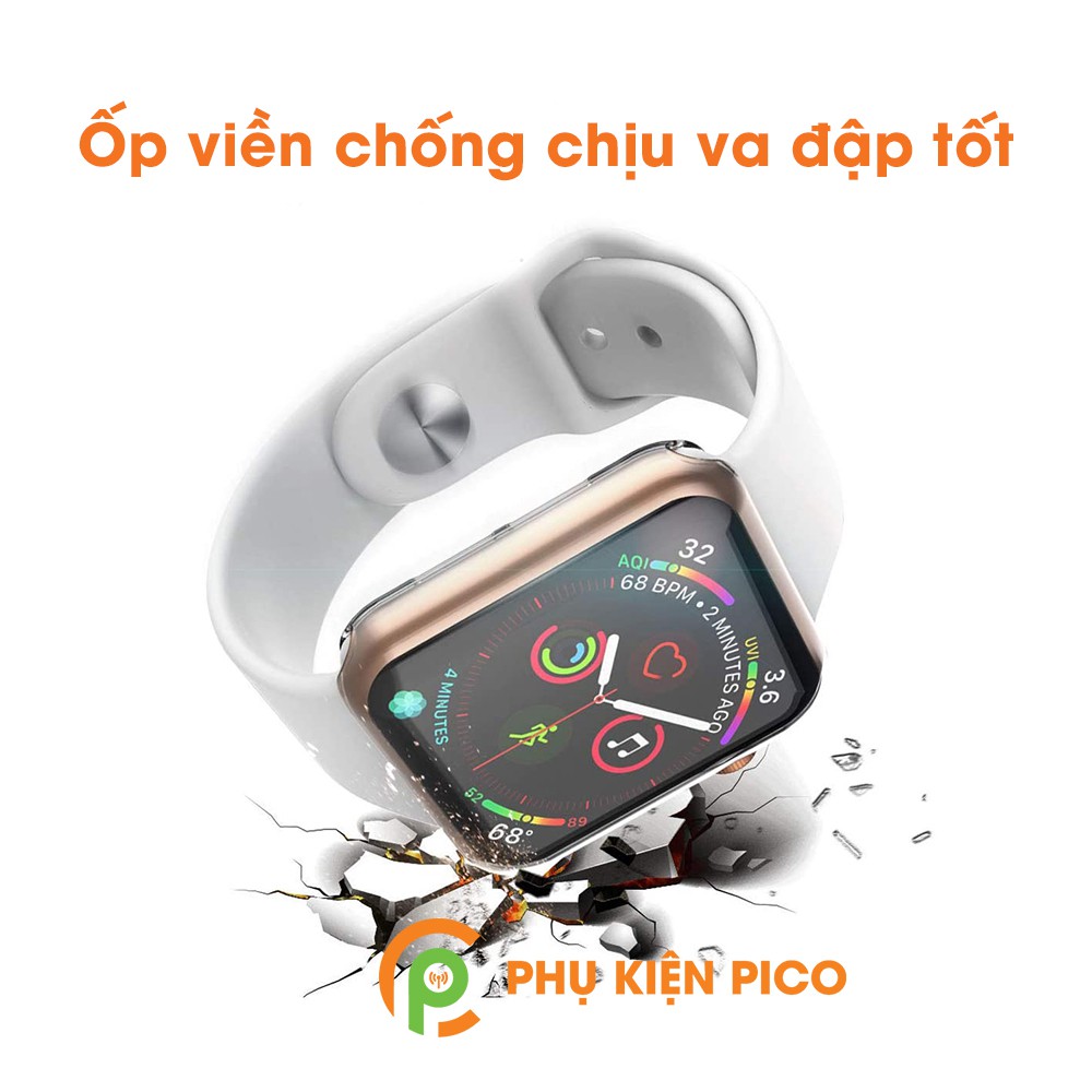 Ốp viền đồng hồ Apple Watch Series 4/5 Size 40/44mm Silicon dẻo