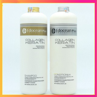 ✅[ CHÍNH HÃNG] Dầu gội dầu xả EDOCEAN 1000ml siêu mềm mượt, chống gãy rụng tóc phục hồi tóc hư tổn phù hợp với tóc dầu F