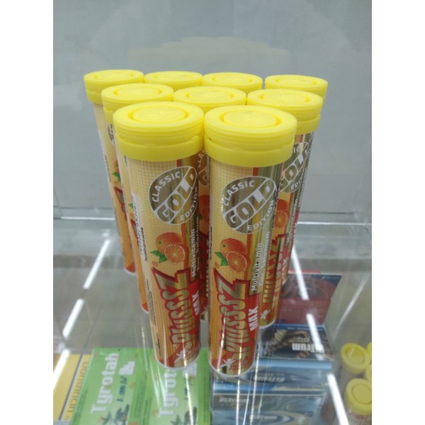 Viên Sủi Plusssz Gold Max Multivitamin Vị Cam Tăng Đề Kháng