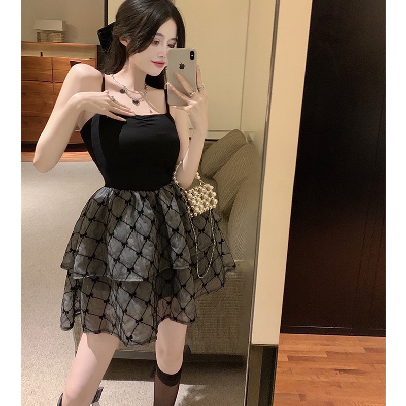 Đầm Dự Tiệc Hai Dây Mini Thời Trang Dành Cho Nữ