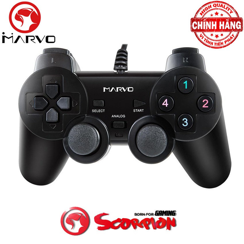 Tay cầm chơi game có dây Marvo GT-006