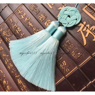 Ngọc Bội Kim Tiền Kết Hoa Tâm Nhiều Màu