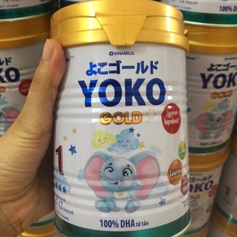 Combo 6 lon Sữa Vinamilk Yoko Gold 1 350gr cho trẻ sơ sinh