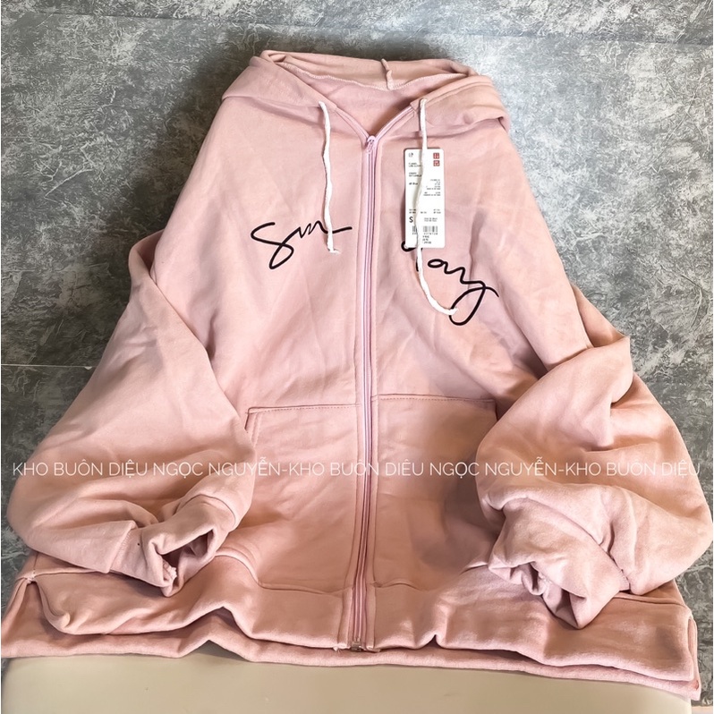 [SIEU SALE] Khoác nỉ chữ nghiêng dày dặn unisex ulazangg full hai màu (kèm ảnh thật) | BigBuy360 - bigbuy360.vn