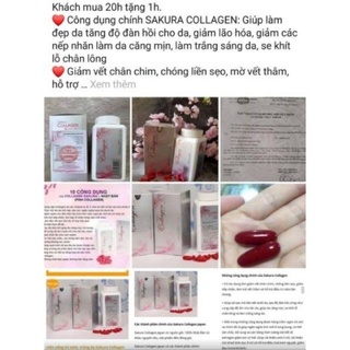 Sakura collagen nhật ( hộp 120 viên date 2025)