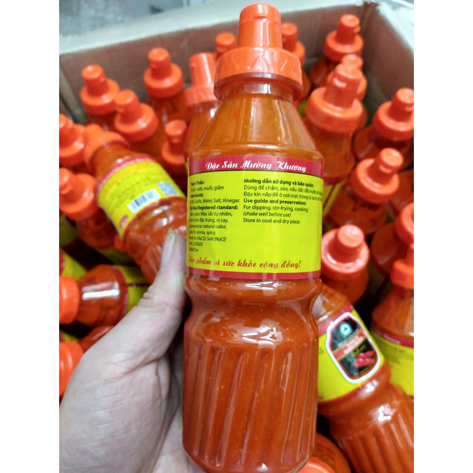 Tương ớt Mường Khương đặc sản Lào Cai chai 250ml date 3/2023