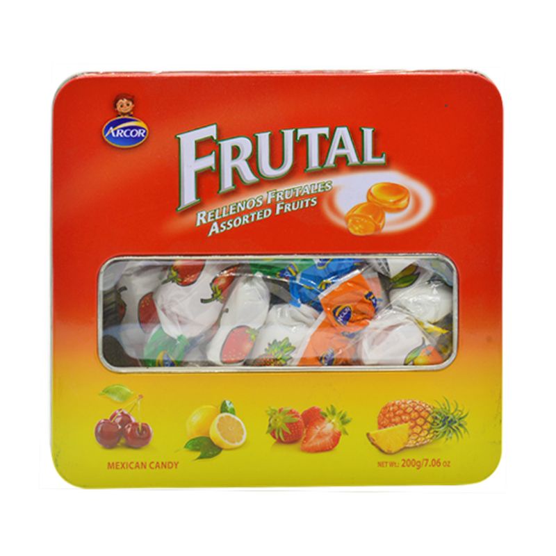Kẹo Hoa Quả Frutal Hộp Thiếc 200g