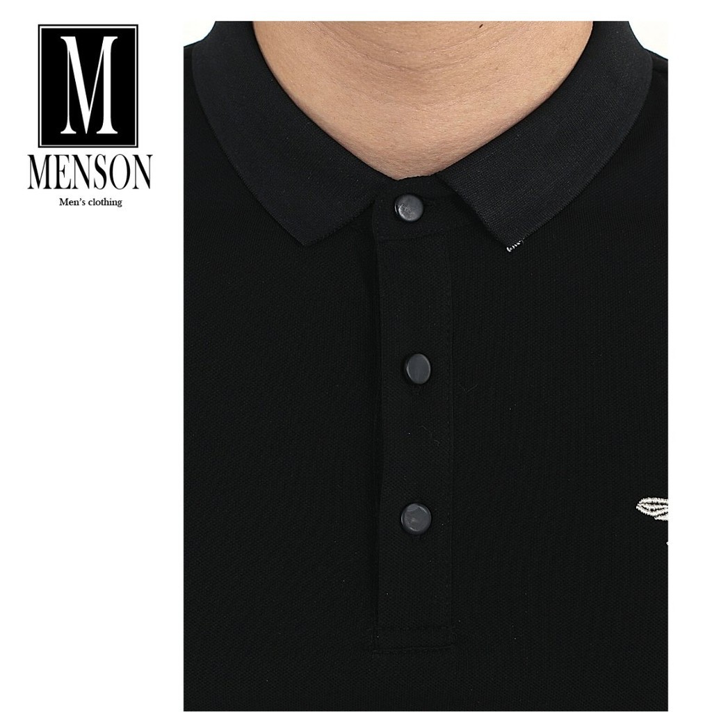[Hàng Hiệu] Áo Thun Nam Có Cổ, Áo Polo Nam Cao Cấp Vải Cá Sấu Cotton Co Giãn 4 Chiều Chuẩn Form Chất Mát MENSON M21116 | BigBuy360 - bigbuy360.vn
