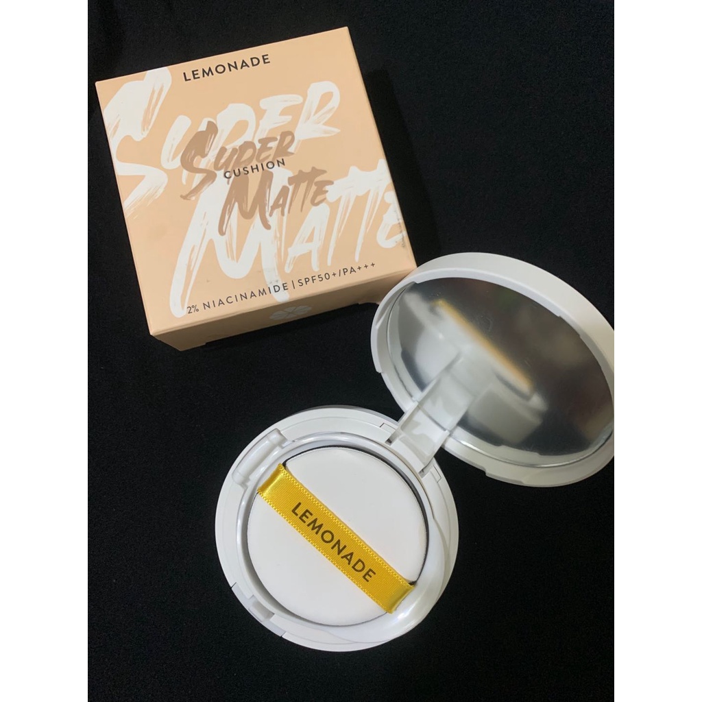 Phấn Nước Siêu Kiềm Dầu Lemonade Supermatte Cushion 15g - Siêu Mịn Lì, Kiềm Dầu Bền Đẹp