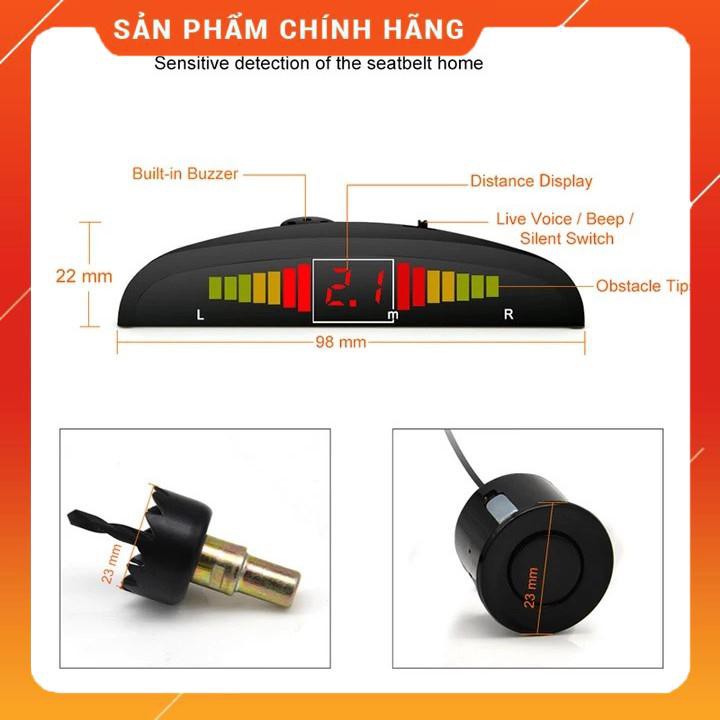 Cảm biến lùi 4 mắt siêu nhạy hàng chuẩn đủ màu
