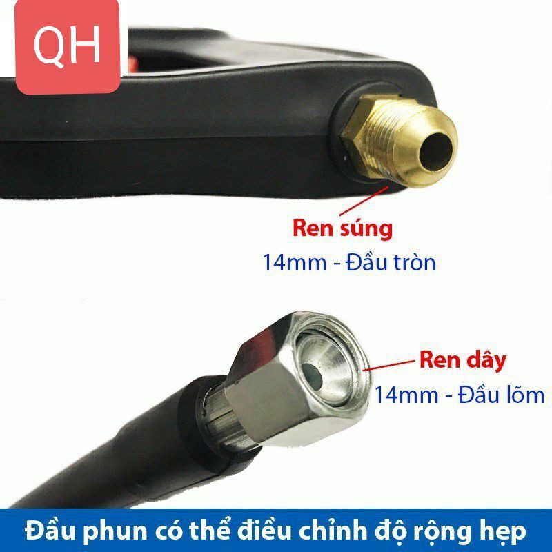 Súng rửa xe áp lực cao s2 loại 1( ren 14mm)