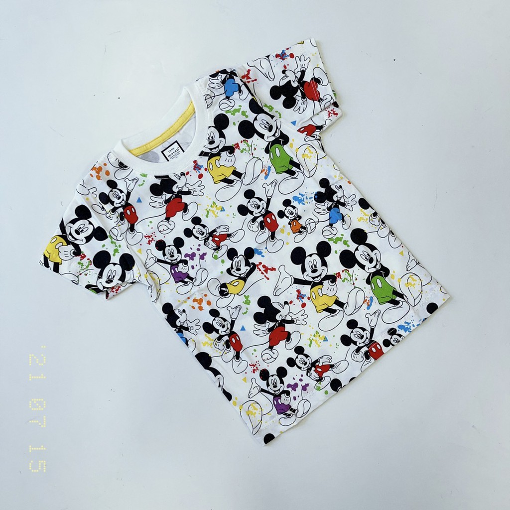 ⛔️ SALE ⛔️Áo cộc tay bé trai - Áo cộc tay LITTLE MAVEN album mickey chất cotton cho bé trai size 2-7t