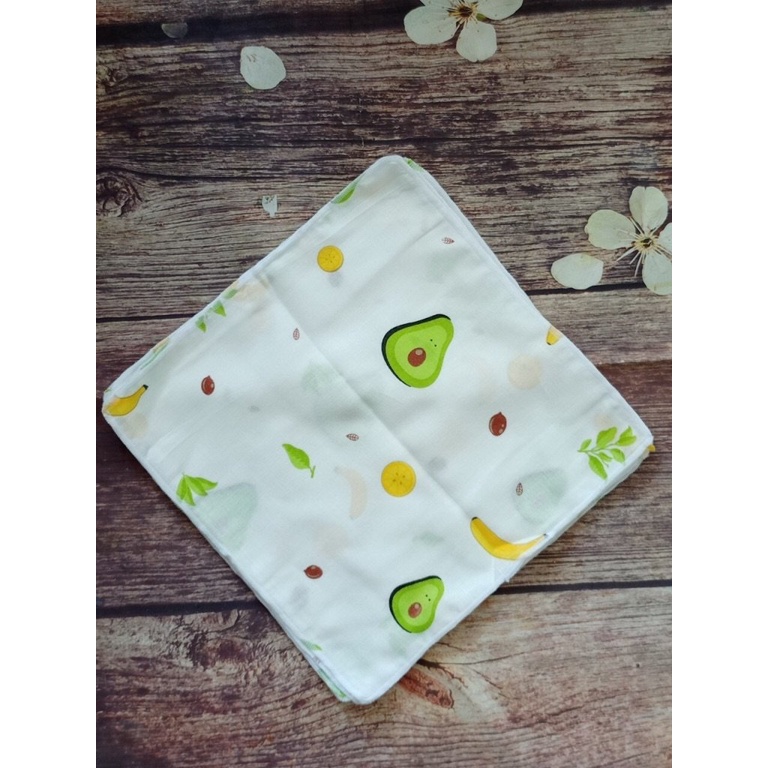 Khăn Sữa - Khăn Mặt Sợi Tre Nhật 4 lớp 30x30cm mềm mịn, thấm hút tốt Thị Nắng Store