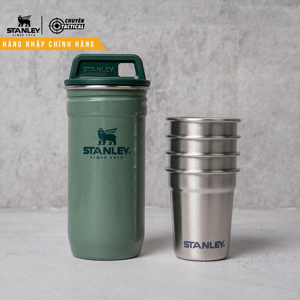 Bộ đựng rượu ADVENTURE PRE-PARTY SHOTGLASS + FLASK SET