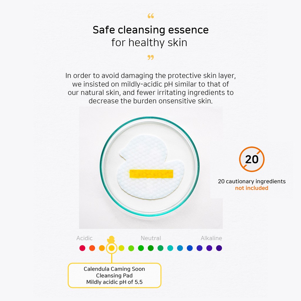 60 Miếng tẩy trang WELLDERMA Calendula Calming Soon Cleansing Pad