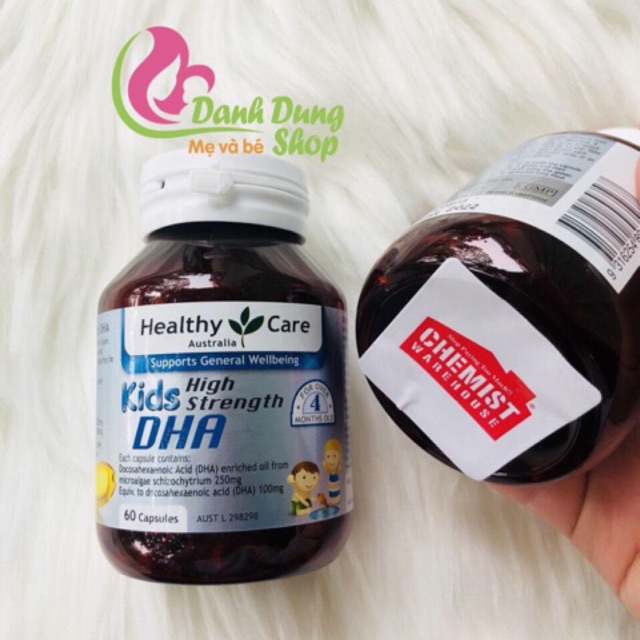 Viên uống Healthy Care kids High Strength DHA ( mẫu mới) - P01