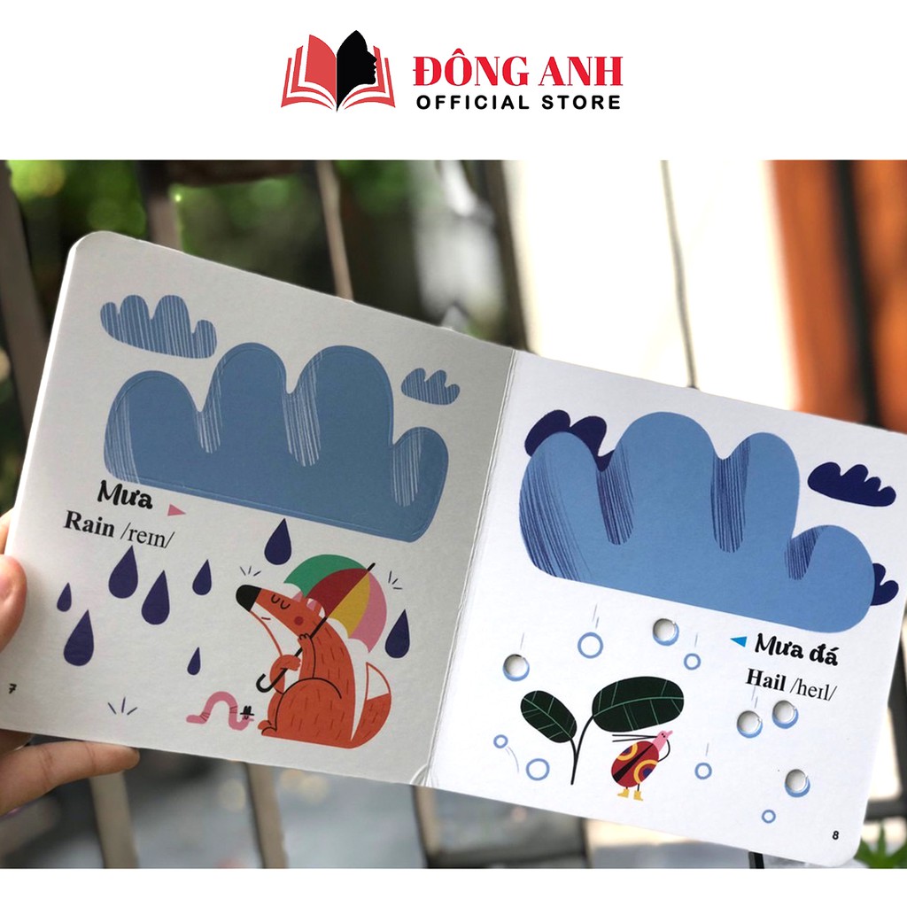 Sách - Đục Trổ Thông Minh Những Từ Vựng Đầu Đời Của Bé dành cho bé từ 0-6 tuổi