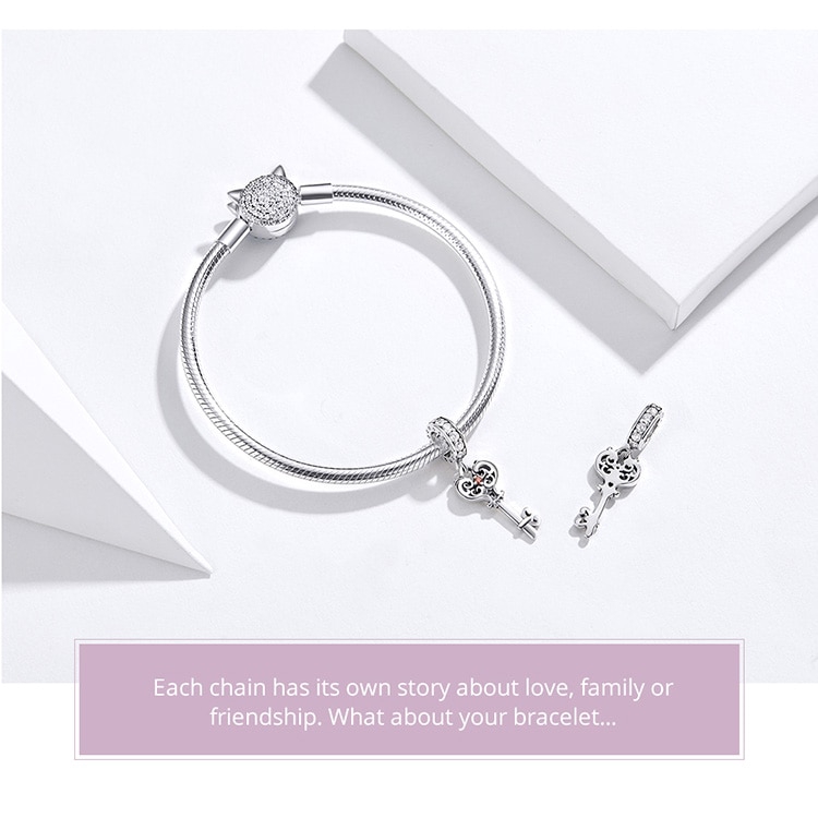 Phụ Kiện Bamoer BSC032 Bằng Bạc 925 Làm Trang Sức Phong Cách Cổ Điển