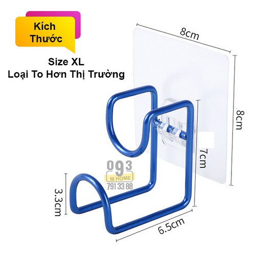 Combo 2 Giá Treo Inox Đa Năng Kích Thước 7x7cm | BigBuy360 - bigbuy360.vn