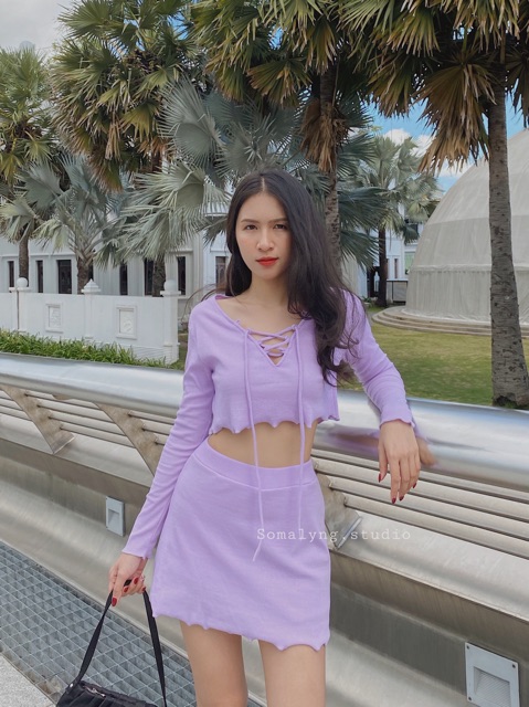 A- skirt - Chân váy chữ A thun gân - Somalyng.studio | BigBuy360 - bigbuy360.vn