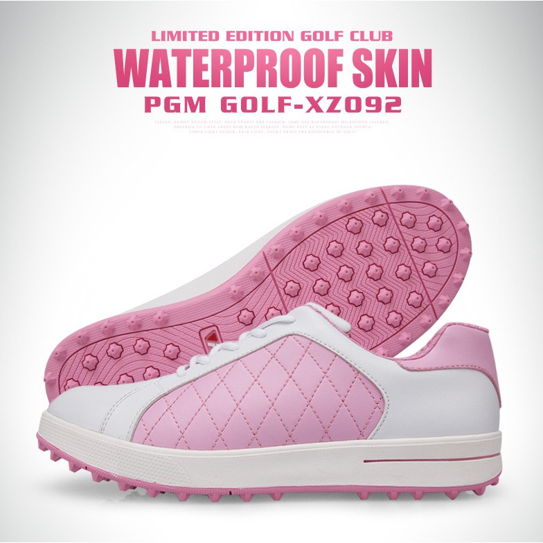 Giày Golf Nữ Siêu đẹp PGM-XZ092 nhập khẩu êm ái da cao cấp