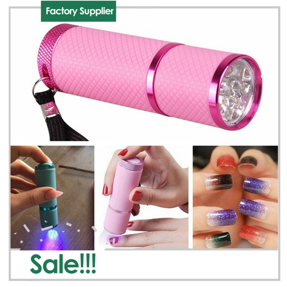 【Ready Stock】 ULTRA BRIGHT 9 LED POWERFUL SMALL COIN DETECTOR TORCH FLASH LIGHT LAMP LIGHTS UK