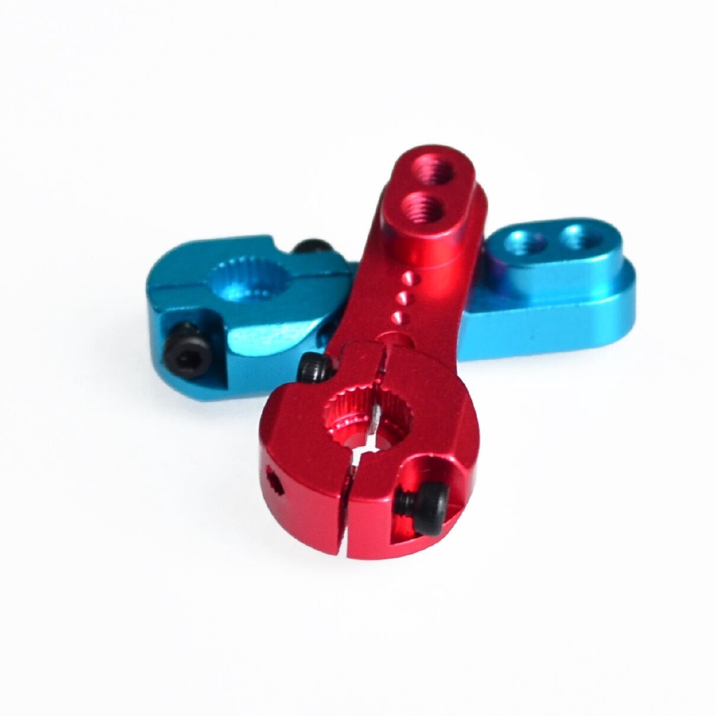 Thanh gắn động cơ Servo 25T MG995 MG996R MG946  bằng hợp kim nhôm màu đỏ | BigBuy360 - bigbuy360.vn