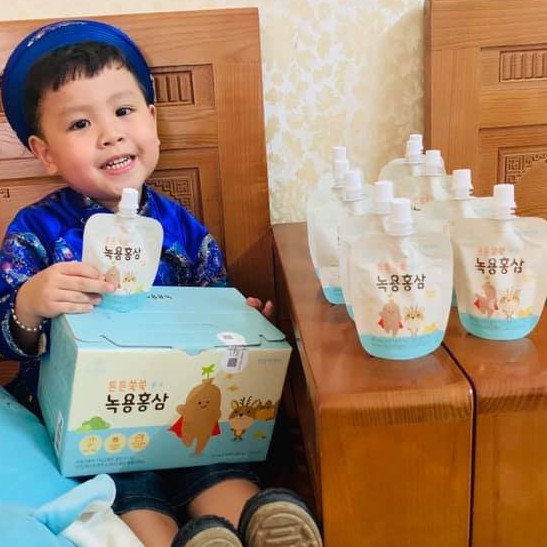 1 gói Hồng sâm Chunho Baby Hàn Quốc , cho trẻ biếng ăn và phát triển trí não  40ml