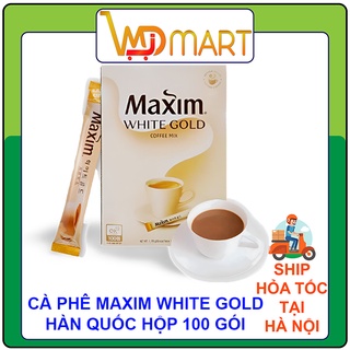 CÀ PHÊ HÒA TAN MAXIM WHITE GOLD HỘP 100 GÓI 1170G