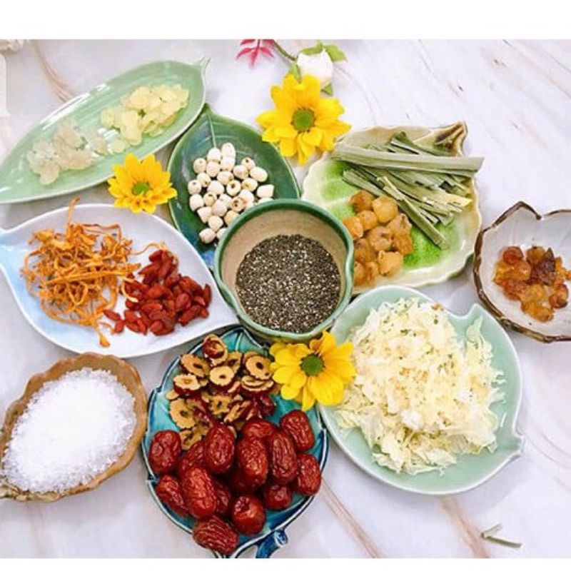 Set Chè Dưỡng Nhan Thượng Phẩm 13 Vị Nấu Được 20-25 Chén (bepmevan) | BigBuy360 - bigbuy360.vn