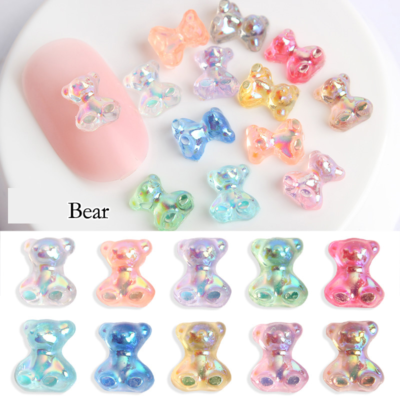 [Hàng mới về] Hộp hạt phụ kiện 3D trang trí móng tay