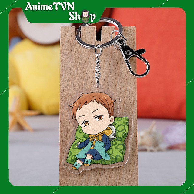 Móc khoá Mica dây xịn anime Nanatsu no Taizai (Thất Hình Đại Tội) - Nhựa Cứng Acrylic In 2 mặt sắc nét ( ảnh thật )