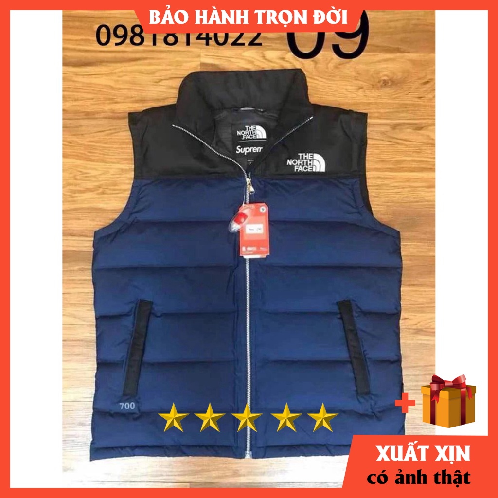 Áo khoác The North Face ghi lê Nam lông Vũ  BẢO HÀNH TRỌN ĐỜI