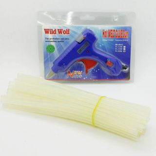 Combo súng bắn keo + 10 cây nến