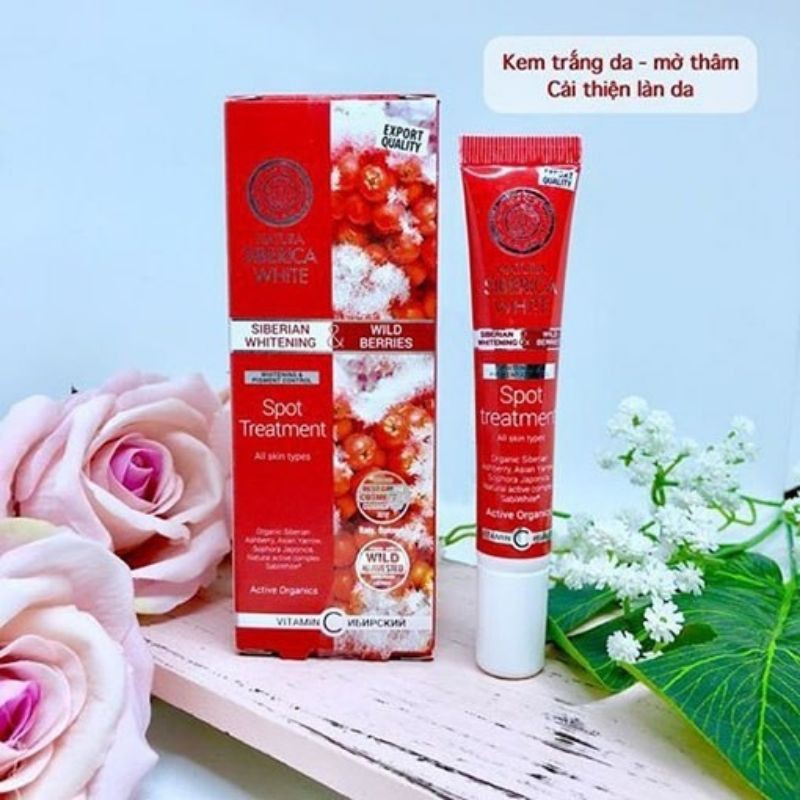 Kem Siberica trắng da thâm nám Spot Treatment